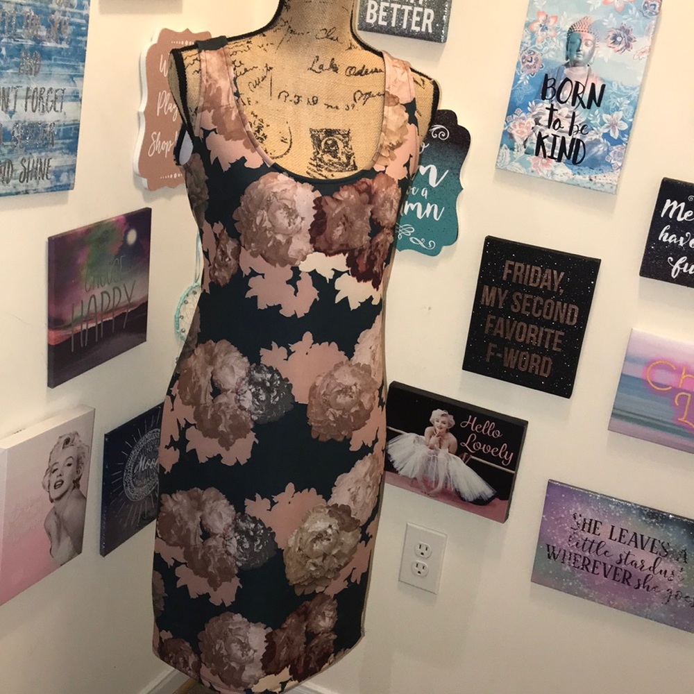 Floral Print Dress.